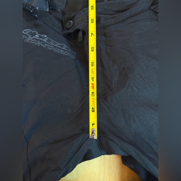 Alpinestars Andes V2 Drystar Tech-Touring Lined Pants + Suspenders Men’s Medium - Picture 12 of 13